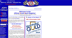 Desktop Screenshot of grandsportregistry.com